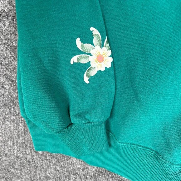 Vintage 1992 Gerda Hanes Activewear Women's Graphic Sweatshirt Crew neck Pullove - Picture 6 of 9